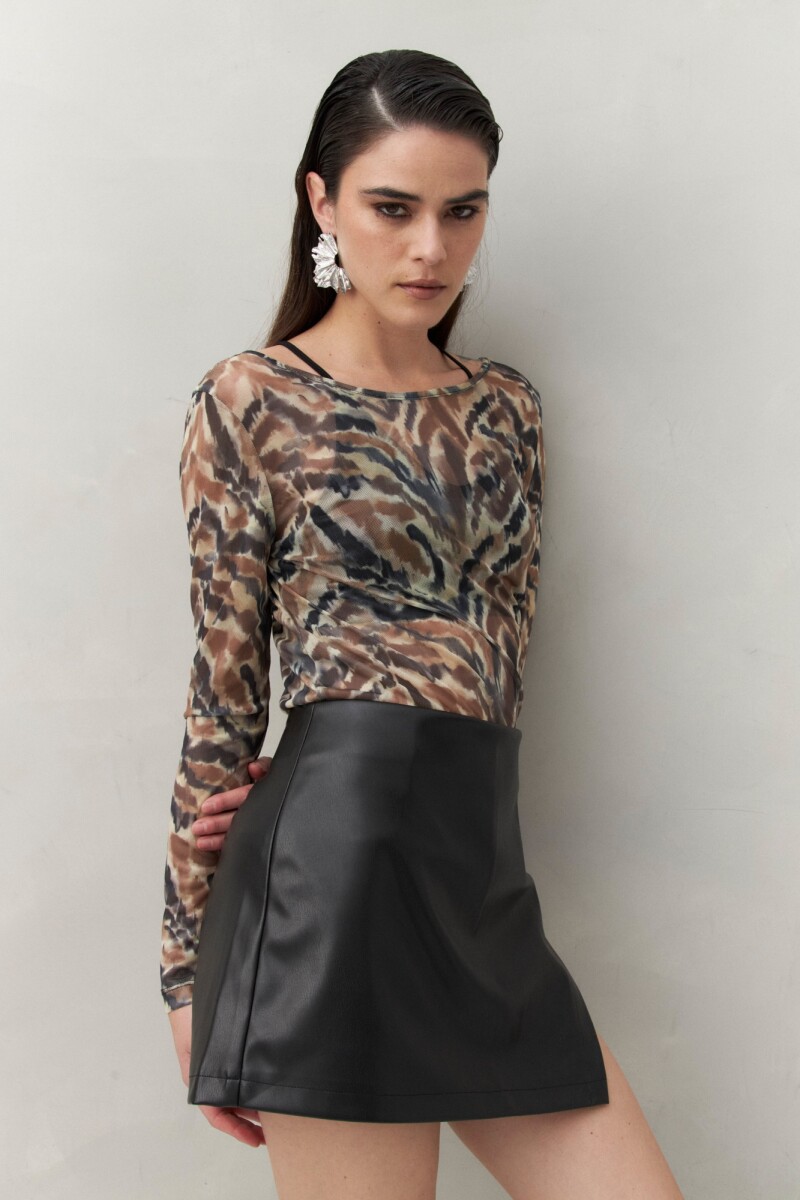 TOP TRINA Animal Print