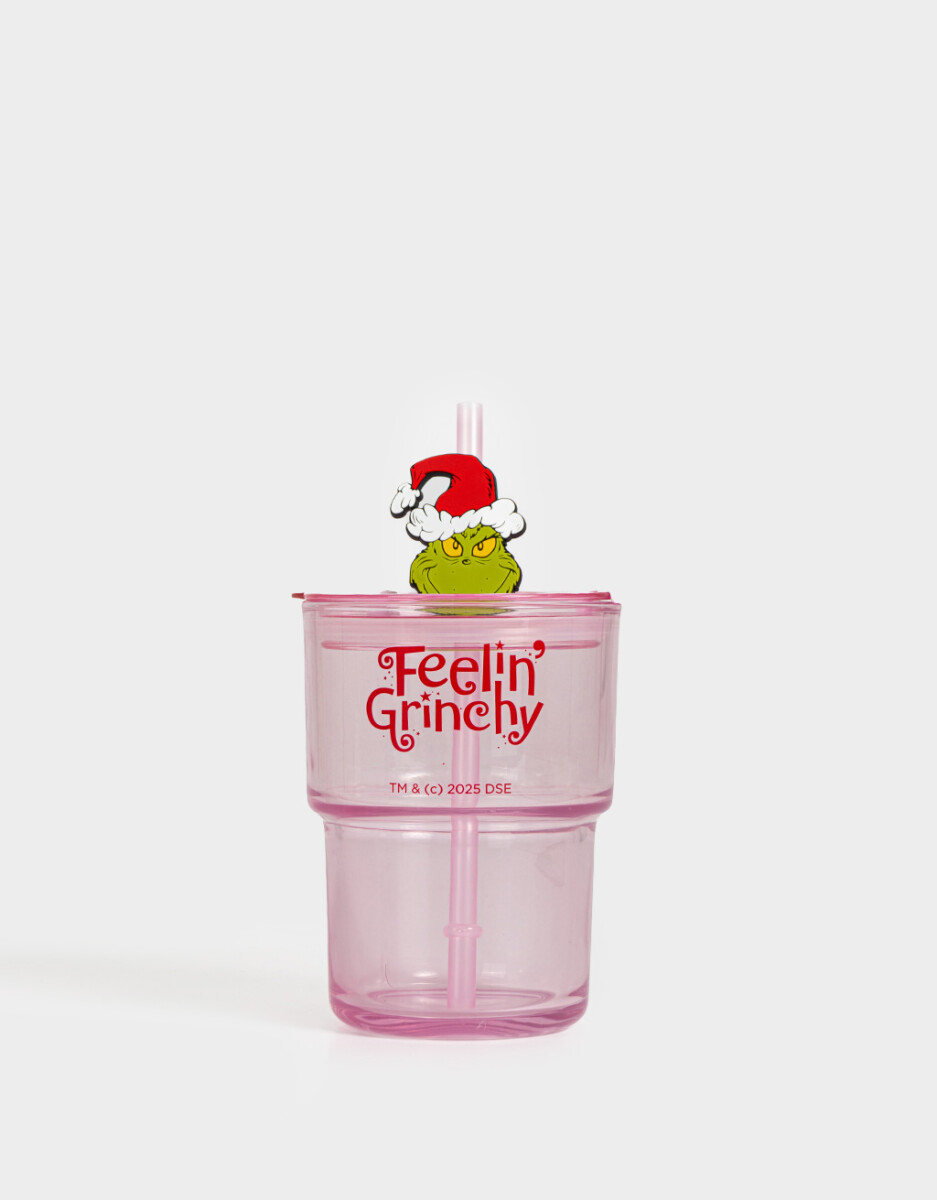 Vaso De Vidrio "grinch" 