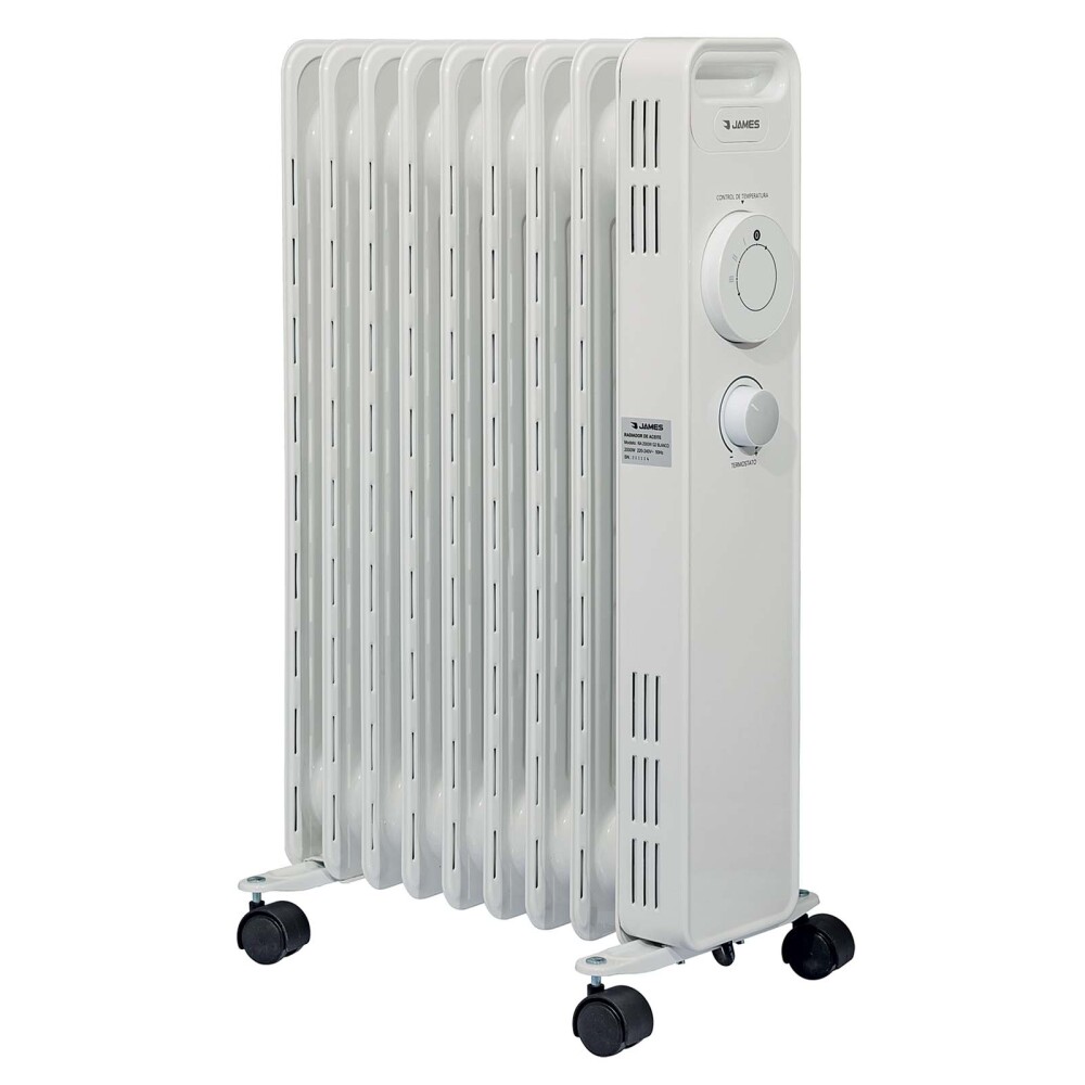 RADIADOR ACEITE JAMES 2000W BLANCO RA 2000 G2