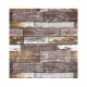 Set x15 Placa De Revestimiento simil piedra TABLA RUSTICA