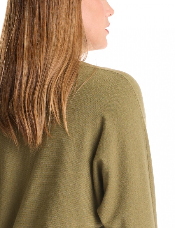 Buzo Dolman Esc V Co OLIVA