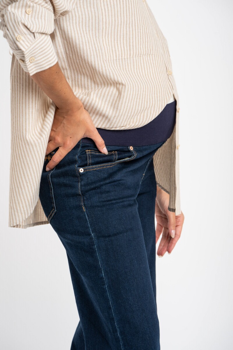 Jean Lemon Mama Flare Wide Leg Denim