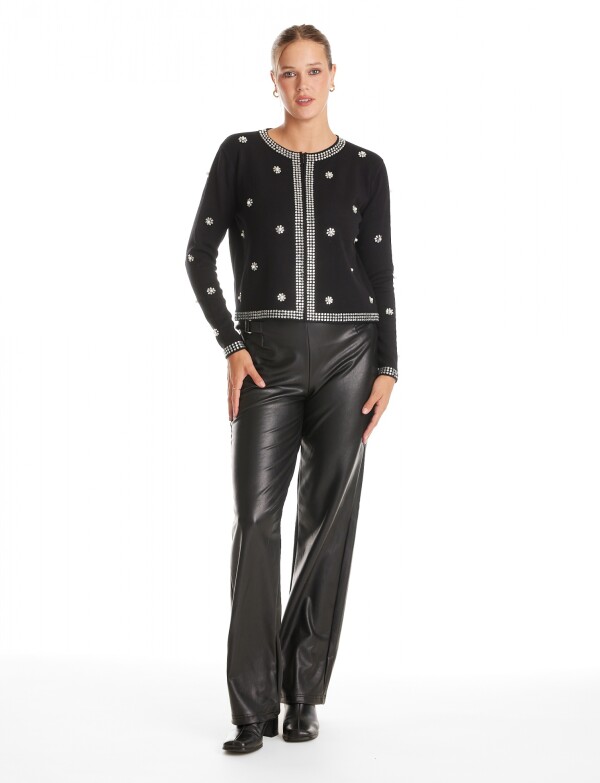 Chaqueta Strass NEGRO