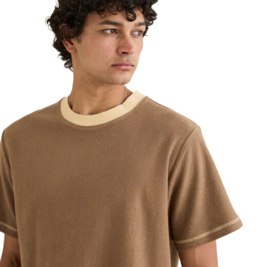 Remera Rhythm Contrast Vintage Terry - Marrón Remera Rhythm Contrast Vintage Terry - Marrón
