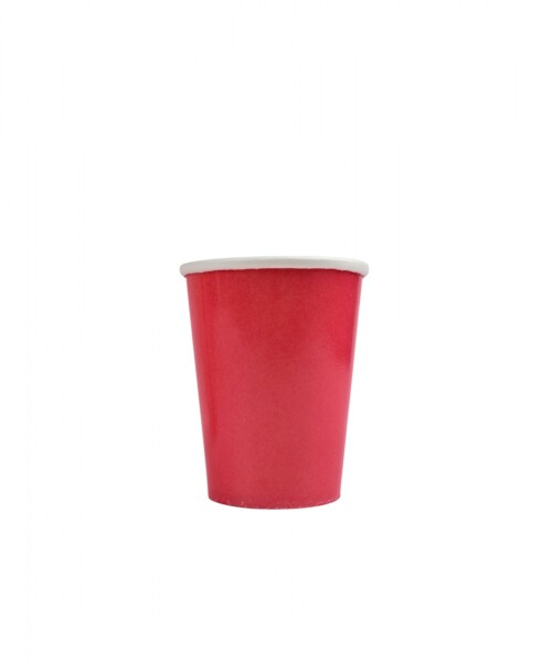 Vaso polipapel 8 oz ROJO