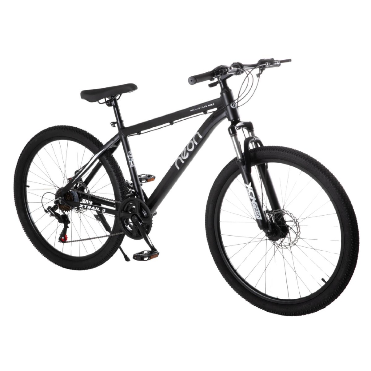 Bicicleta Montaña 26 Cuadro Aluminio Freno Disco 21 Cambios - Negro 