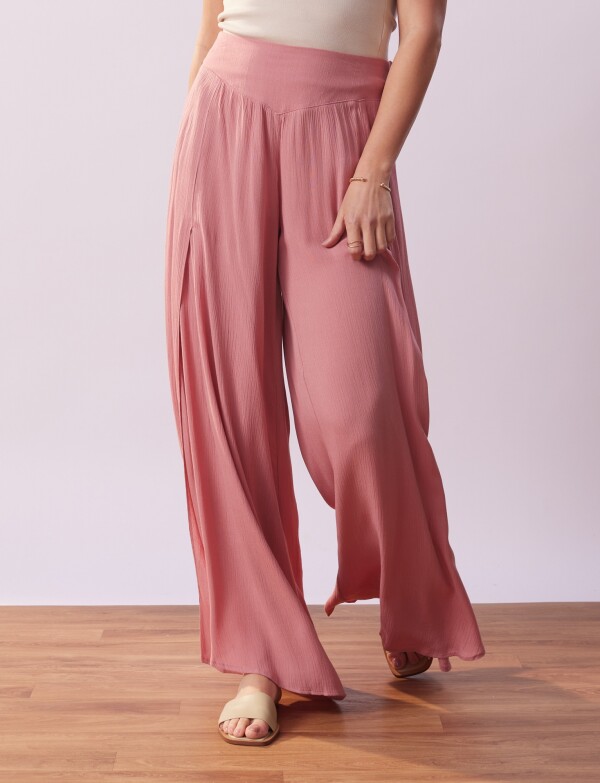 Pantalon Tajos ROSA