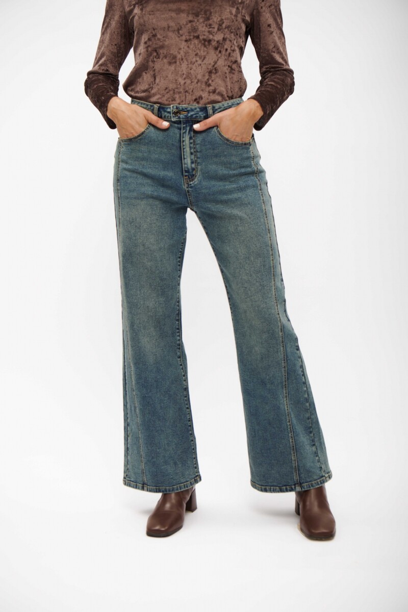 JEAN CARMEN WIDE LEG AZUL MEDIO