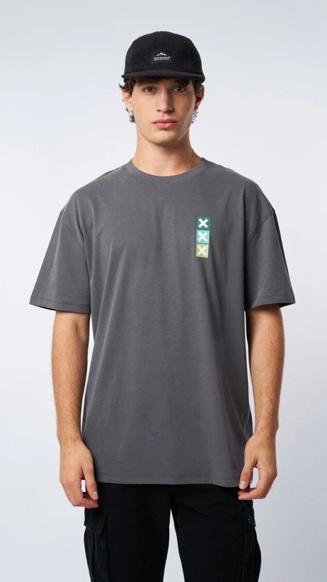 CREAM SQUARE TEE 