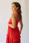 VESTIDO AMELIA MAXI ROUGE VESTIDO AMELIA MAXI ROUGE