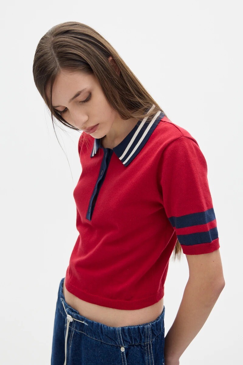 Remera Polo Ker Rojo