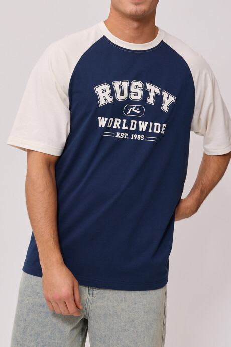 T-SHIRT ERNEUS RUSTY Navy