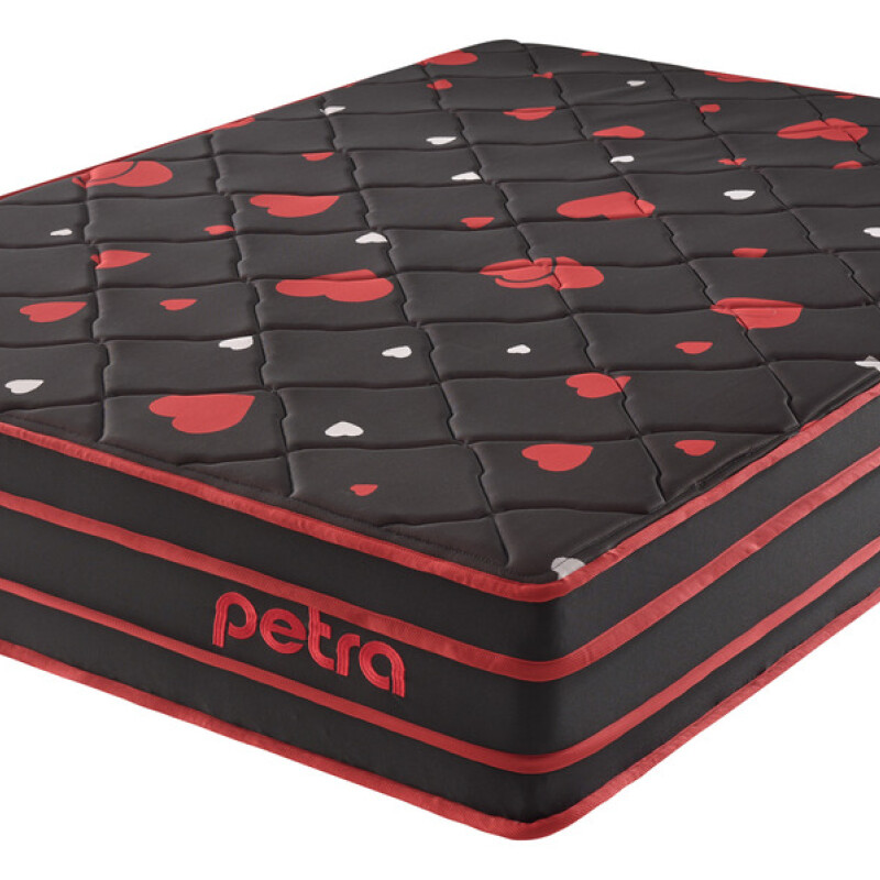 Sommier Petra Somier Colchón Queen 30cm Reversible 150 Kg Color Negro Sommier Petra Somier Colchón Queen 30cm Reversible 150 Kg Color Negro
