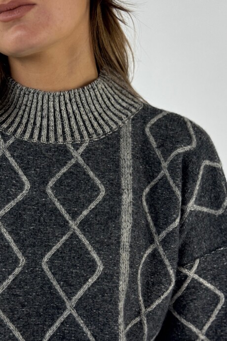 SWEATER RINGO Gris