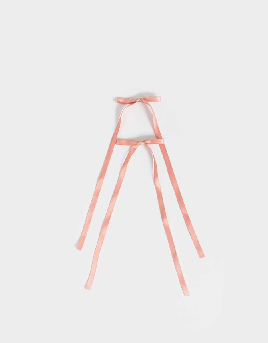 Set De Piquitos Con Moño - Rosa Claro 