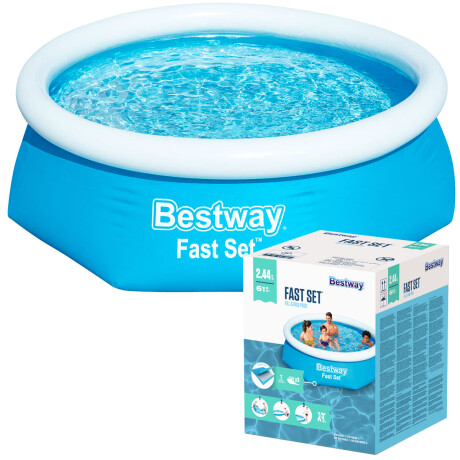 Piscina Bestway Gomón 1880 Lts Inflable 244x61 Cm Bsw057448