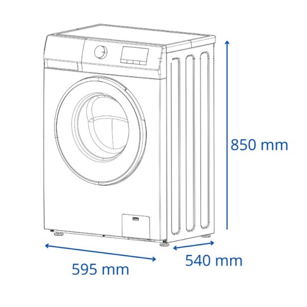 LAVARROPAS JAMES LR8140 G3 INVERTER 8 KG - CARGA FRONTAL BLANCO LAVARROPAS JAMES LR8140 G3 INVERTER 8 KG - CARGA FRONTAL BLANCO