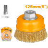 CEPILLO COPA AMOLADORA 5´´ 125MM M14 INGCO WB11251 CEPILLO COPA AMOLADORA 5´´ 125MM M14 INGCO WB11251