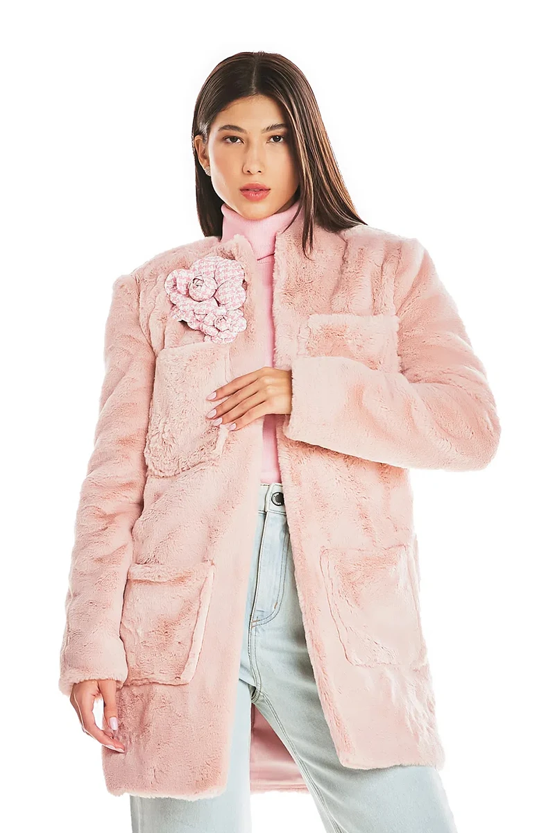 Tapado Rosa Peluche - Rosado 