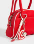 Bowling Cartera Bowling Con Charm - Rojo Burdeaux