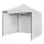 Gazebo 2.5x2.5mt Toldo Uv30 Impermeable + 3 Paredes Blanco