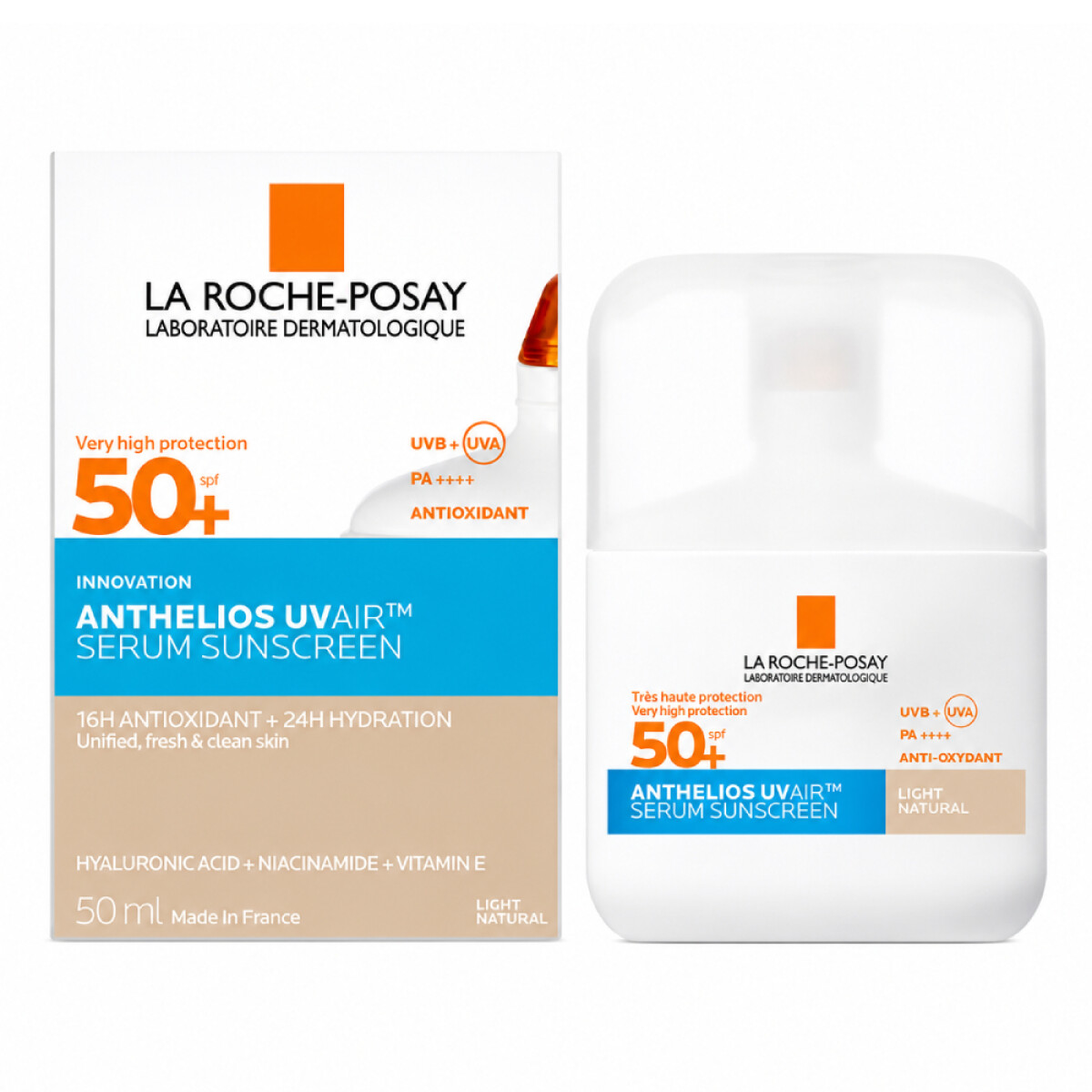 Protector Solar Facial La Roche-Posay Anthelios UVMune 400 Fluido Con Color Light FPS50+ 50ml 
