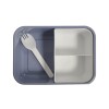 Tupper hermético -Rustico Color Pastel - Práctico para comidas Azul