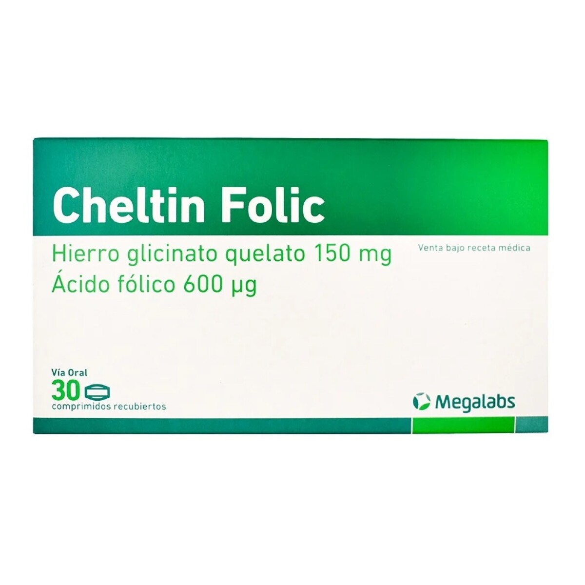 Cheltin Folic 30 Comprimidos 
