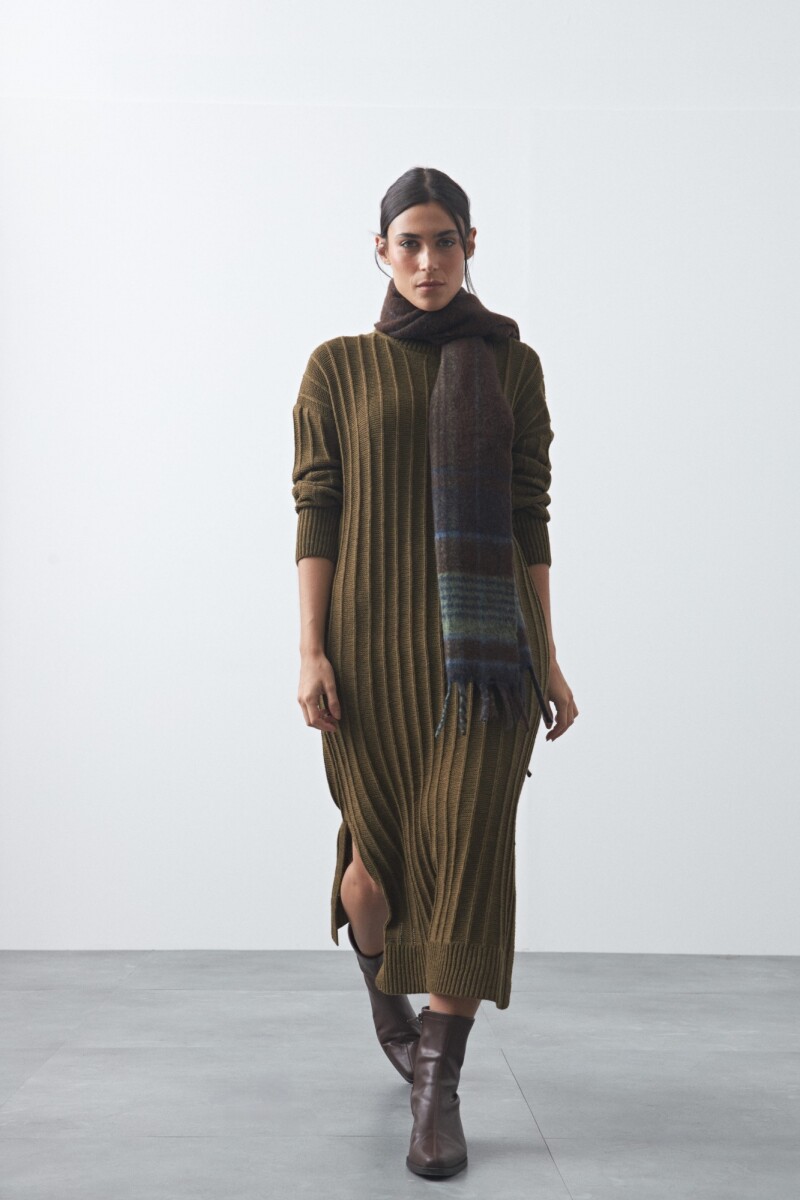 VESTIDO SIMEON Verde Musgo