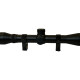 Mira telescópica rifle chumbera 4x32 retícula R14 + anillas NEGRO