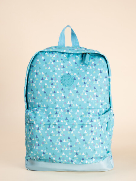 Mochila estampa Celeste