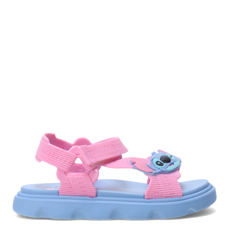Sandalia de Niña Disney Easy Baby Azul - Rosado