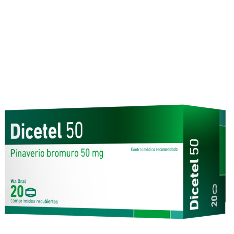 Dicetel 50mg 20 Grageas Dicetel 50mg 20 Grageas