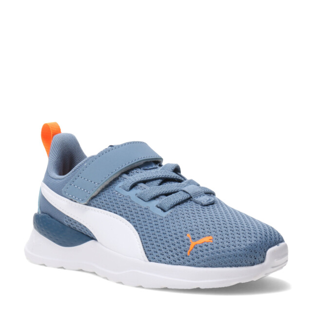 Championes de Niños Puma Anzarun Lite Azul Claro - Blanco - Anaranjado