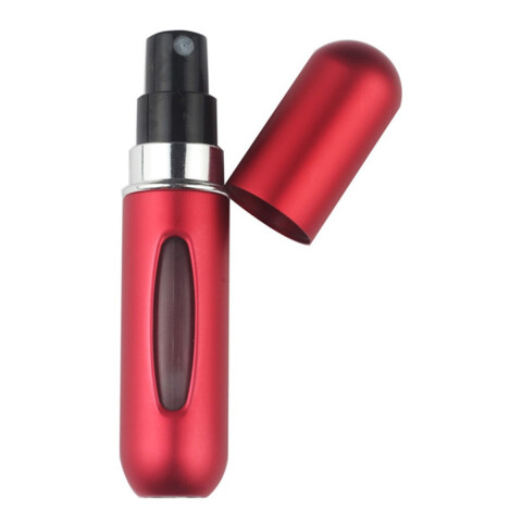 Mini Botella Atomizadora De Perfume Portátil Recargable X2 Variante Color Rojo