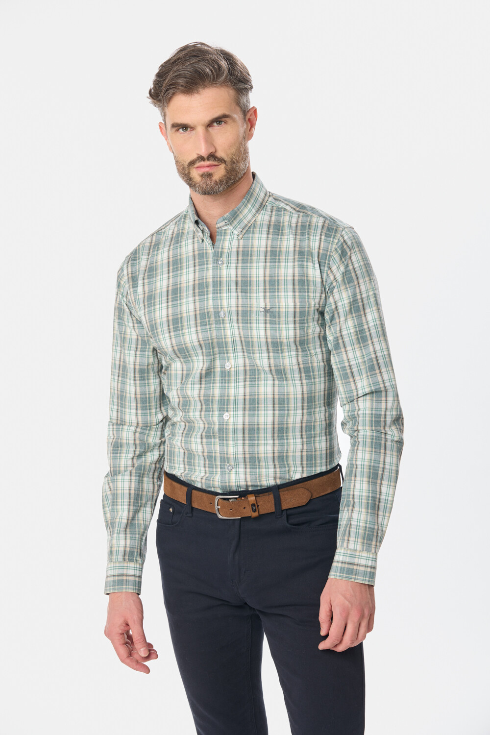 CAMISA CUADROS Verde