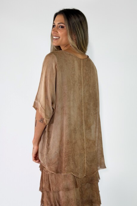 BLUSA ANDROS Camel