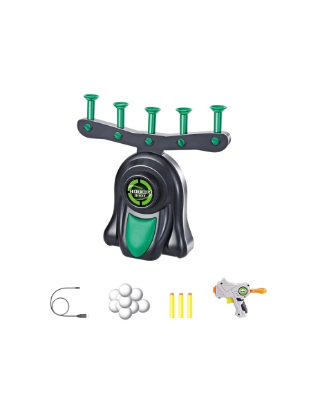 PISTOLA CON OBJETIVO CARGA USB NEGRO