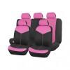 Cubreasiento Universal Para Auto Negro Y Rosado Cubreasiento Universal Para Auto Negro Y Rosado