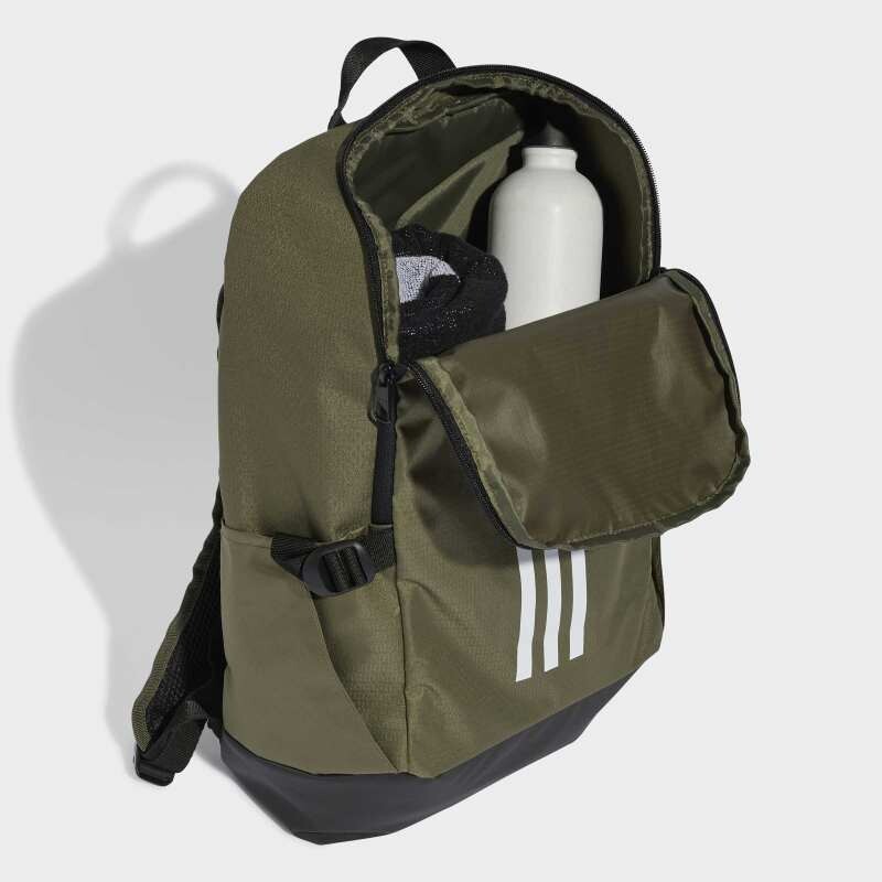 Mochila Adidas Essentials 3 Rayas Verde