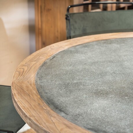 Mesa De Comedor Redonda Zinc 140 Cm U