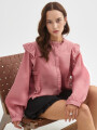 Camisa Tareli Rosa Oscuro