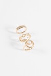 Set de 3 anillos mystic dorado