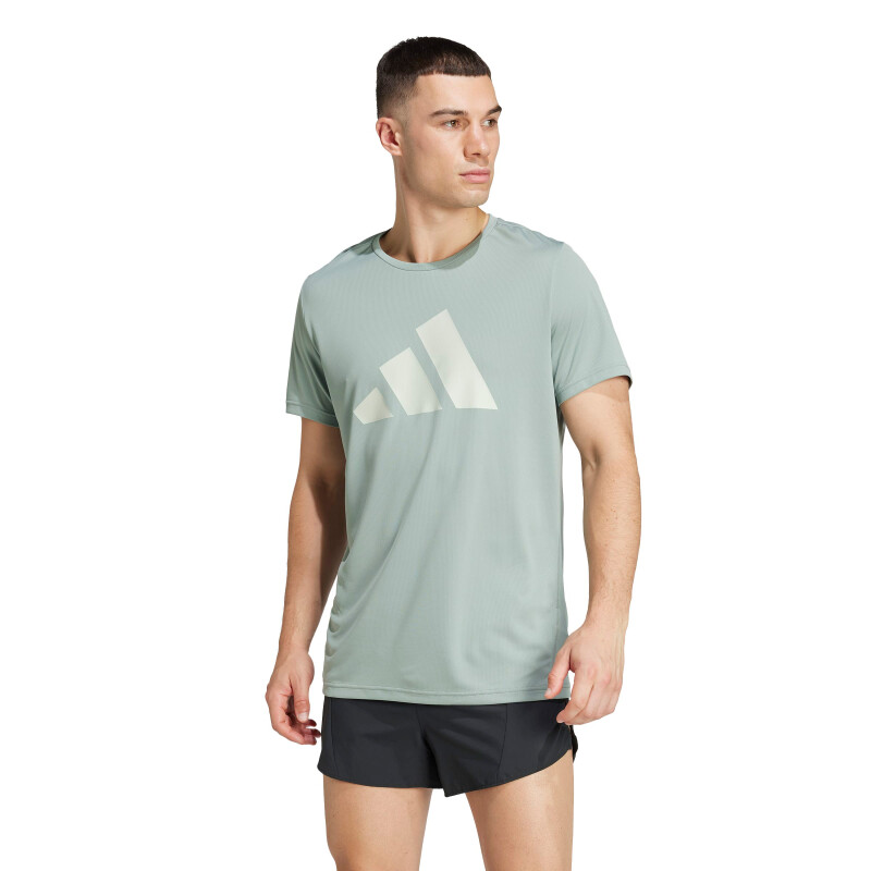 Remera de Hombre Adidas Run It Verde
