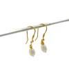 Caravanas Beatriz- Plata rodinada con micra oro 18k-Perla Barroca-CA2013 Conpiedra