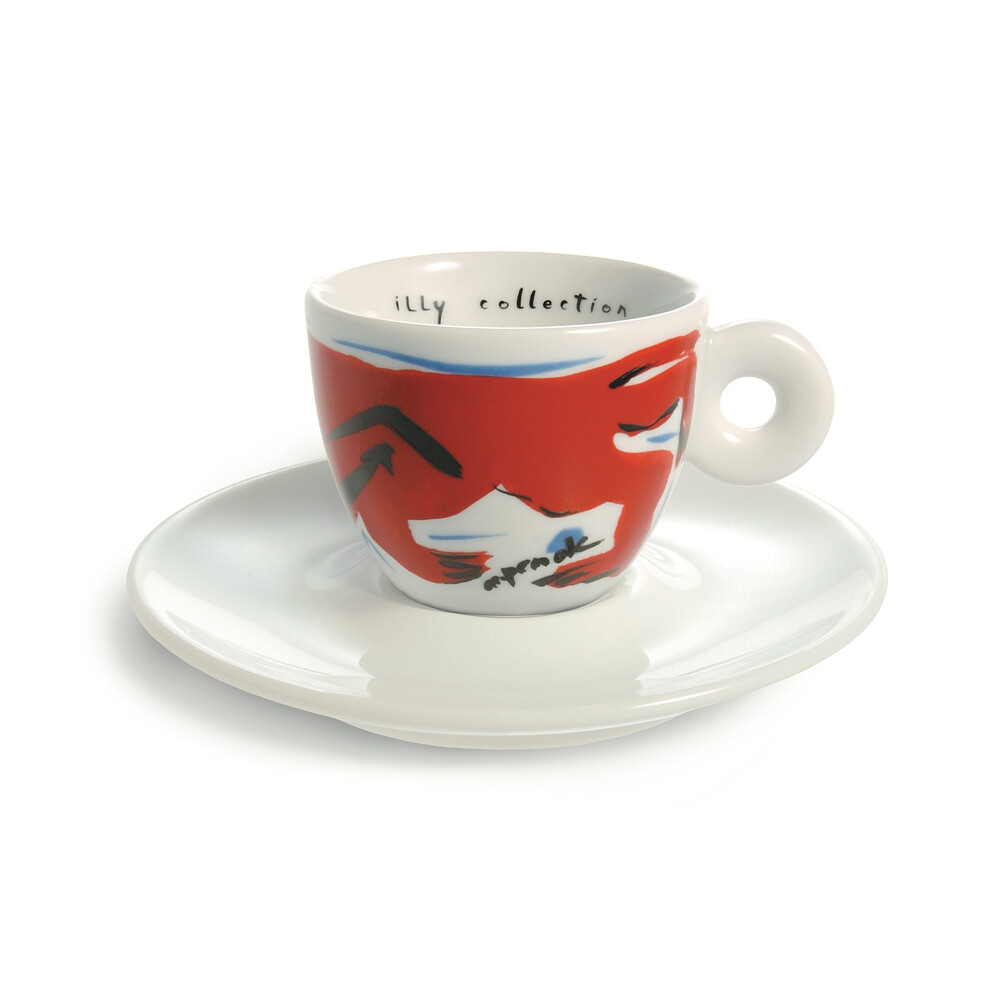 Set de 6 tazas para espresso: AR Penck illy Art Collection Set de 6 tazas para espresso: AR Penck illy Art Collection