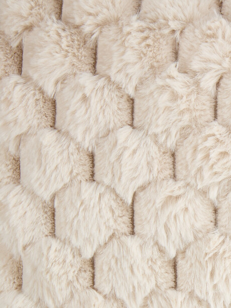 Almohadón HVIDBLOMME 45x45 pelo beige Almohadón HVIDBLOMME 45x45 pelo beige