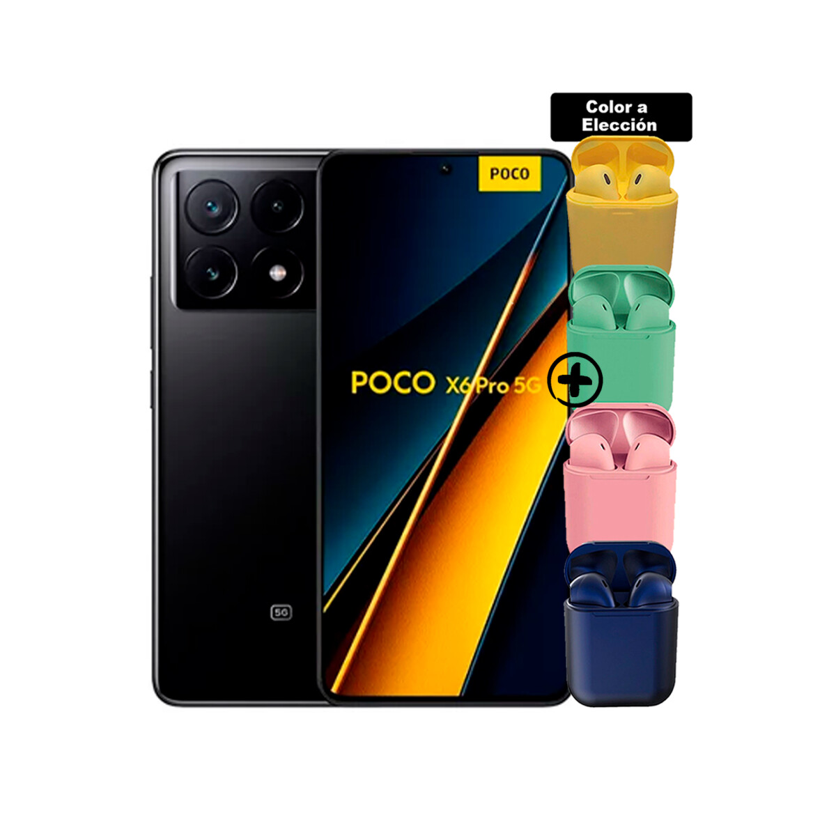 Xiaomi Poco X6 Pro 12gb 512gb 5g + Auriculares 