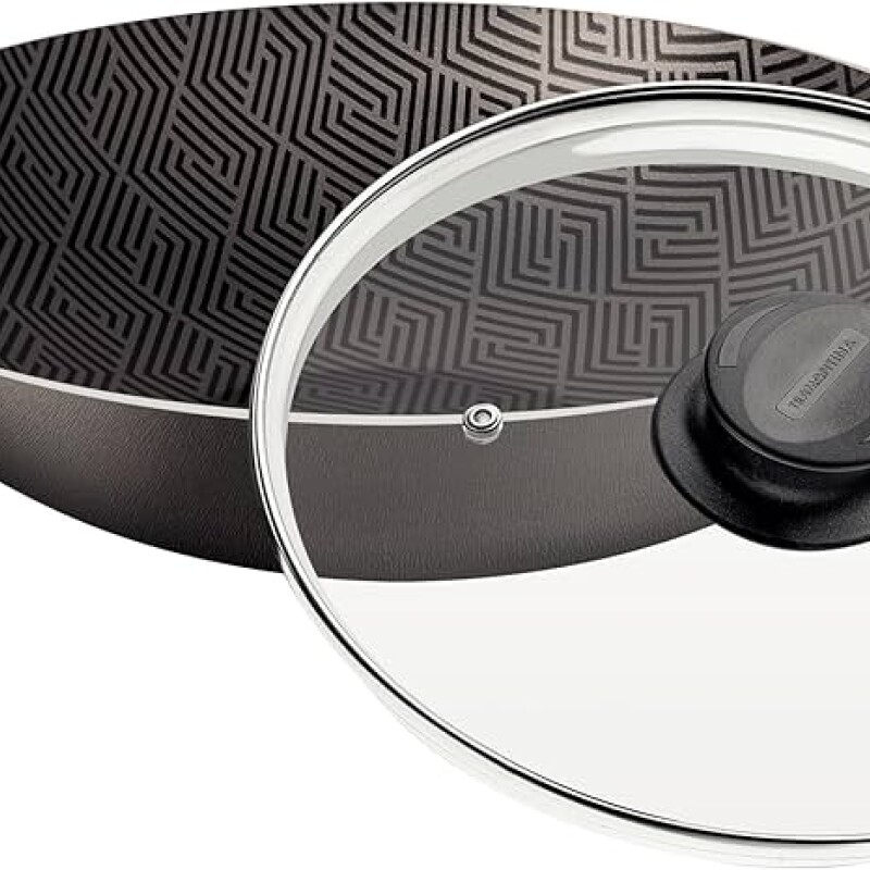 WOK 36 CM. 6 LTS. TAPA DE VIDRIO PARIS 28545/636 WOK 36 CM. 6 LTS. TAPA DE VIDRIO PARIS 28545/636