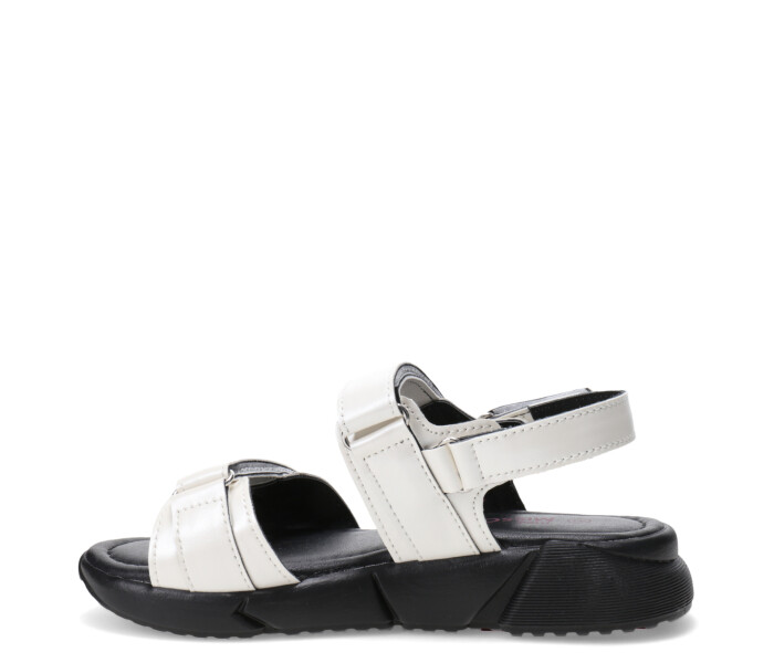 Sandalia SEMIC con dos velcros White
